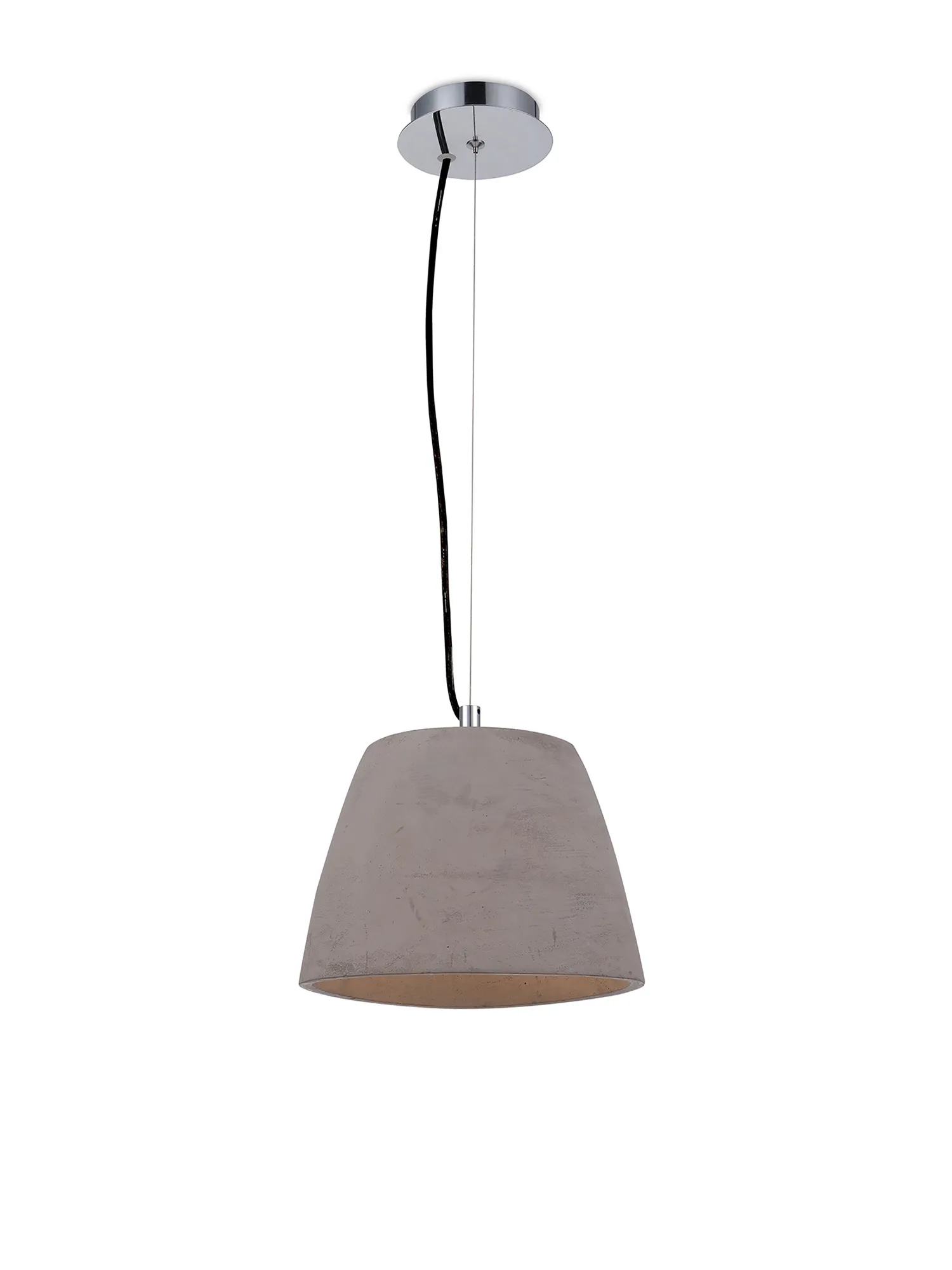 M4825  Triangle Pendant 1 Light Cement